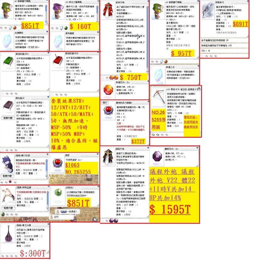 Ro 仙境傳說online道具 爆走晶片 斷掉的晶片01 02 無限加速 適合基因 敏爆盧恩 8591寶物交易網