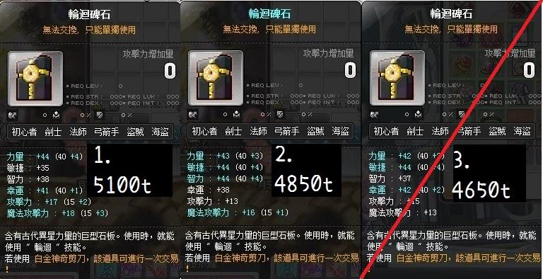 新楓之谷道具 好貴別買 ౪ 輪迴碑石編號2 已剪 8591寶物交易網