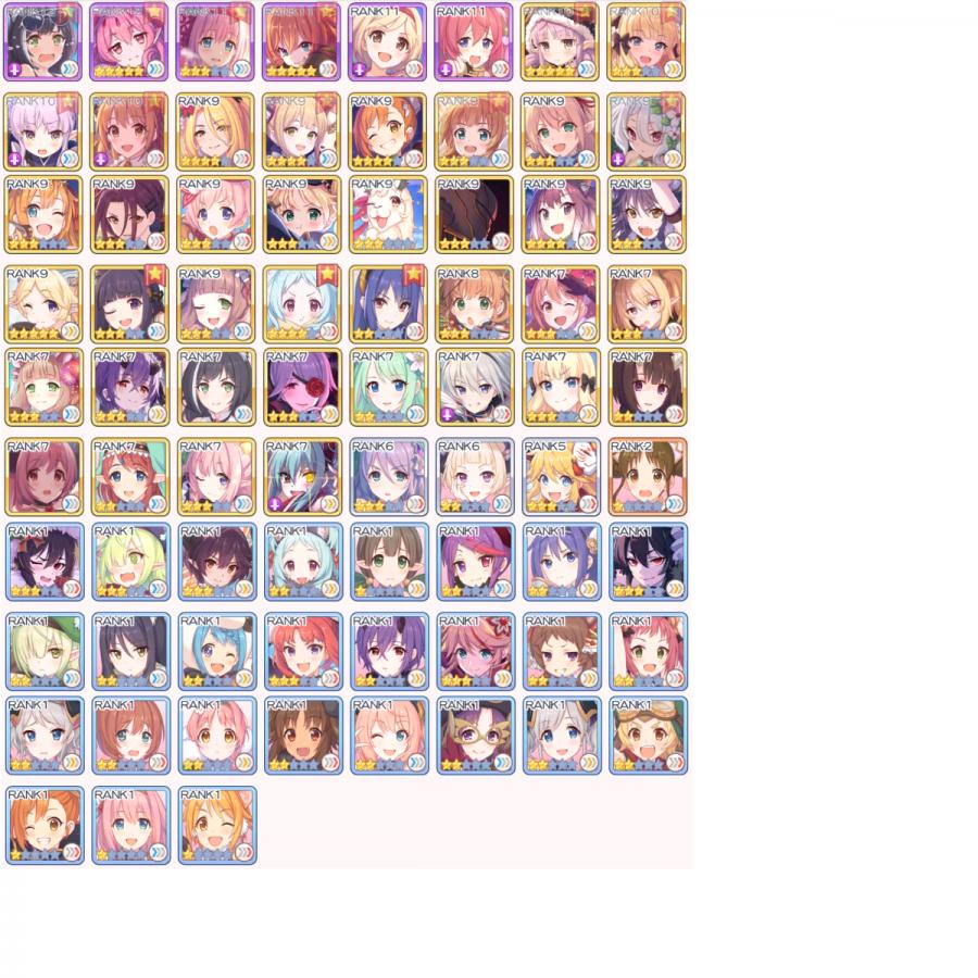 超異域公主連結princess Connect Re Dive帳號 107等 比買首刷帳划算 8萬3萬鑽石 107等多人權似似花矛依未泳裝凱留新年 優衣 8591寶物交易網