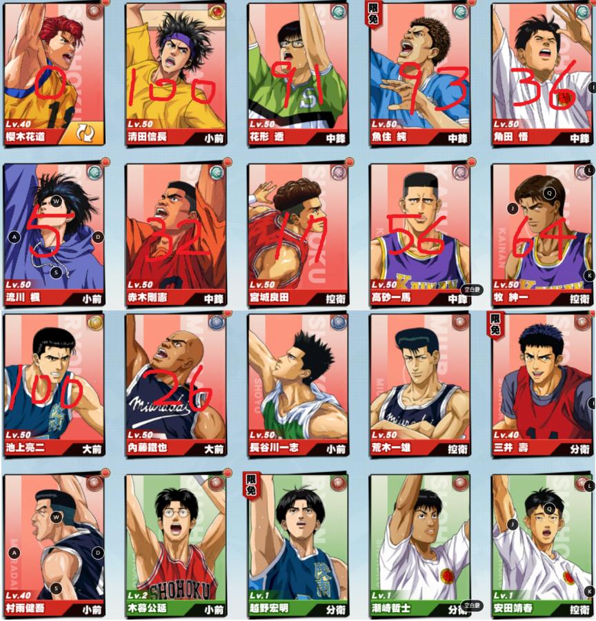 灌籃高手slam Dunk帳號 50等 優質全面帳號內外皆可玩252潛能阿牧高砂猴子花形魚住看圖說故事 8591寶物交易網