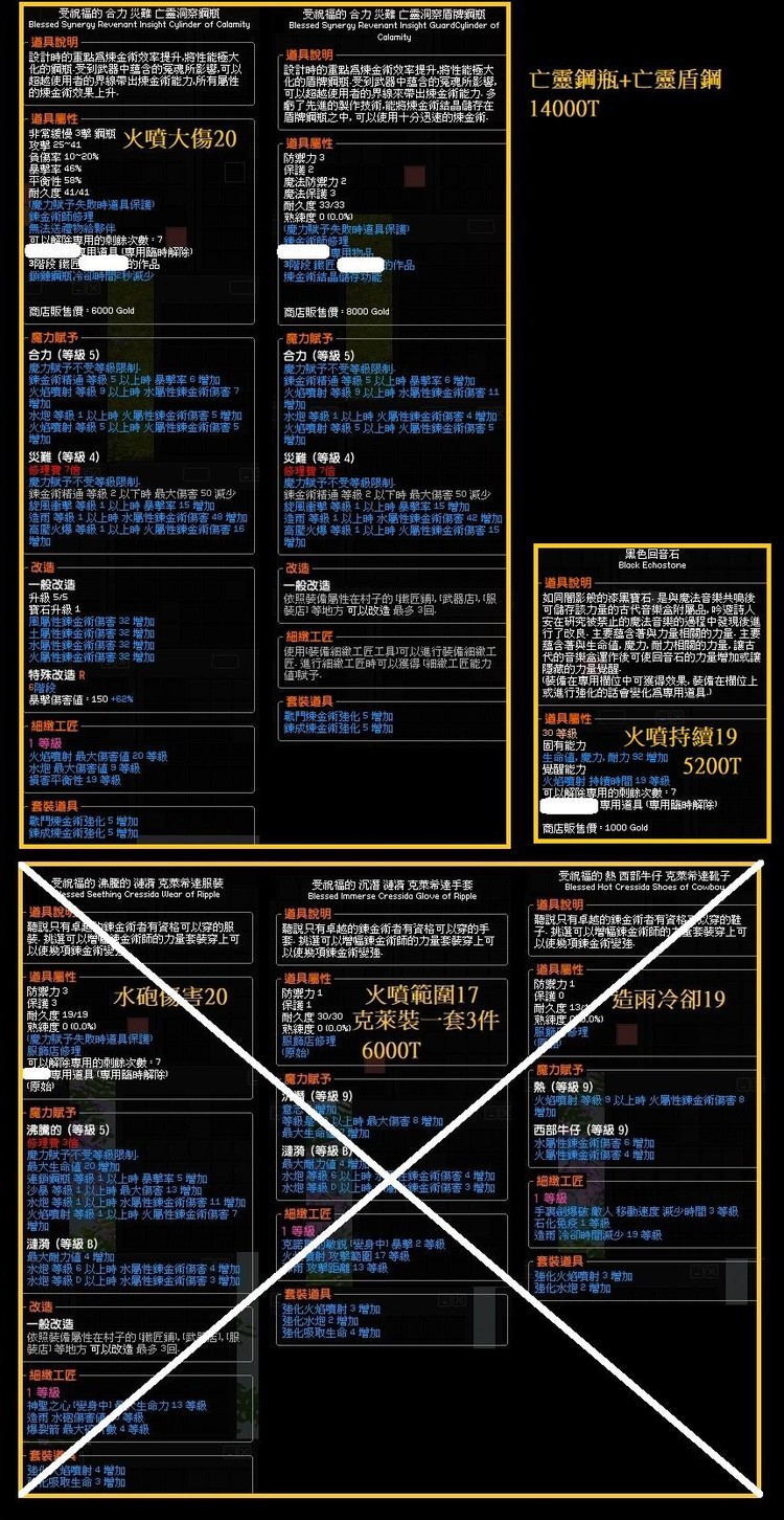 煉金細工 克萊希達套 亡靈鋼瓶 火噴持續 高壓火爆 水砲 新瑪奇mabinogi