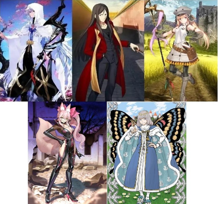 119等 高進度 摩根 5 奧伯龍殺狐術傻梅林孔明 隨機5星 3 1380石 寶石翁 五拐 Fate Grand Order